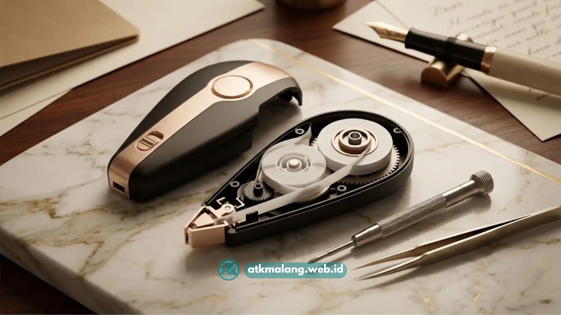 Membuka Casing Correction Tape Obeng Kecil