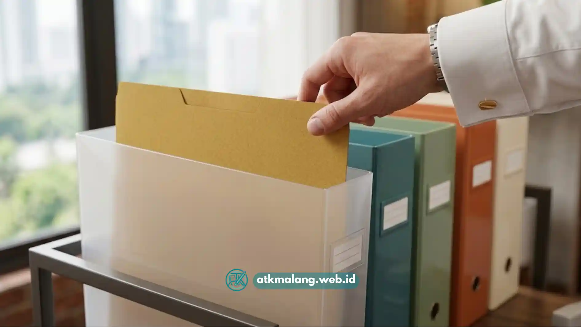 Cara Menata Dokumen Box File Plastik
