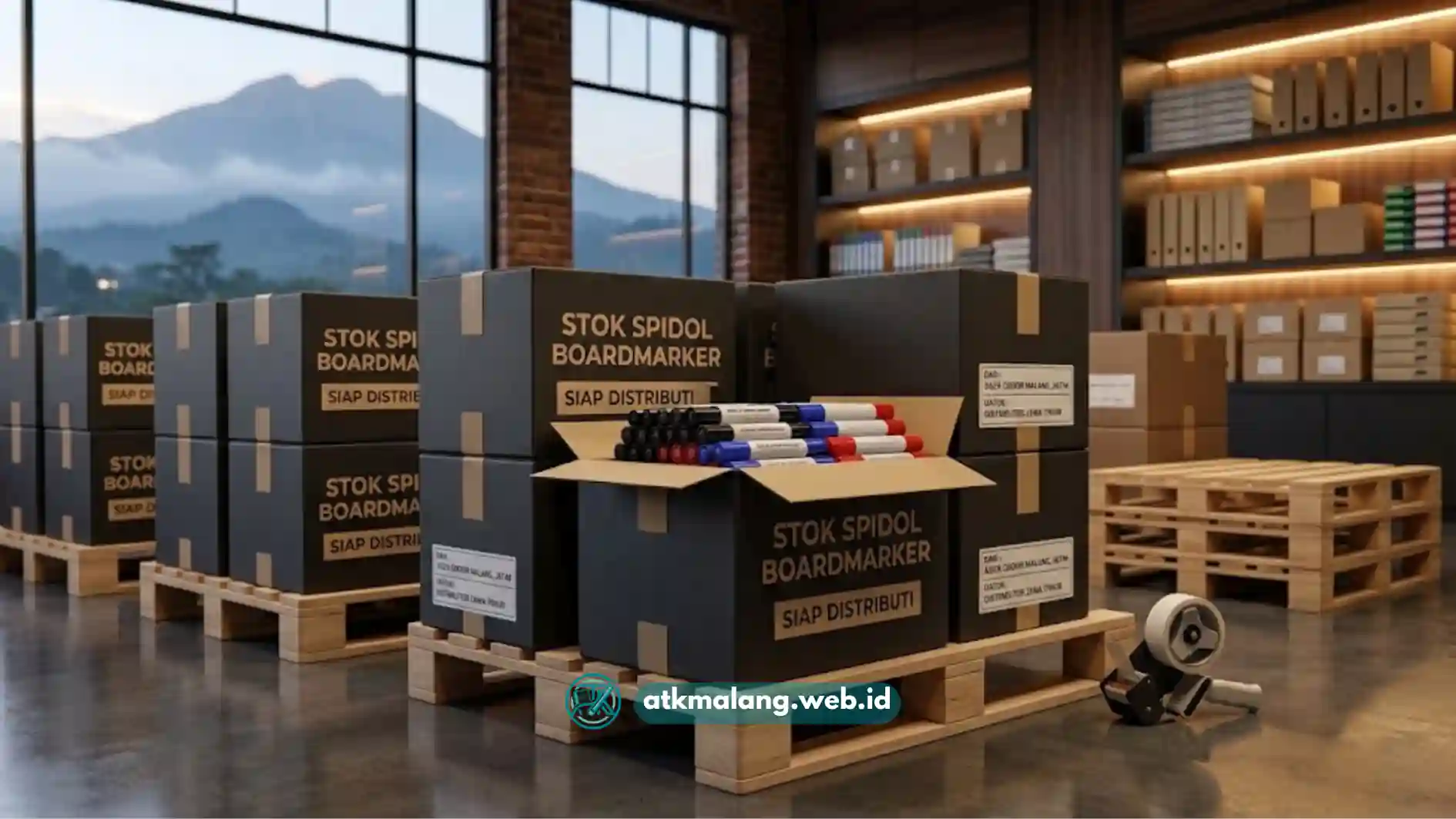 Kardus Spidol Boardmarker Grosir