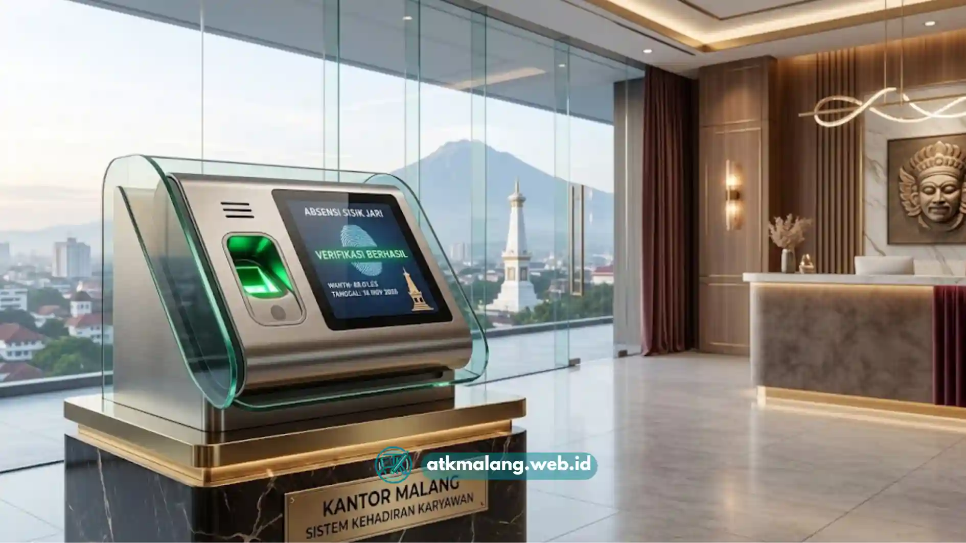 Mesin Absensi Sidik Jari Kantor Malang