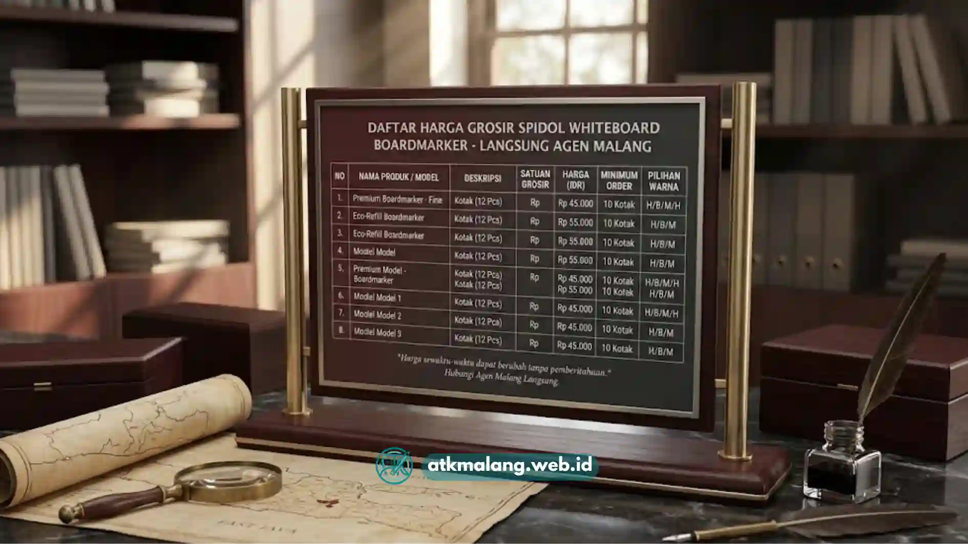 Tabel Harga Grosir Spidol Boardmarker